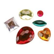 1 Lb. Acrylic Gemstones Asst. Sizes & Colors